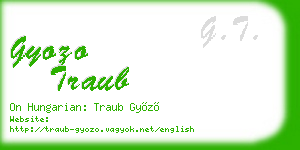 gyozo traub business card