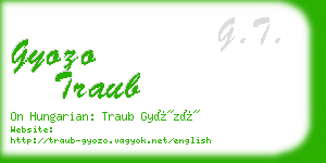 gyozo traub business card